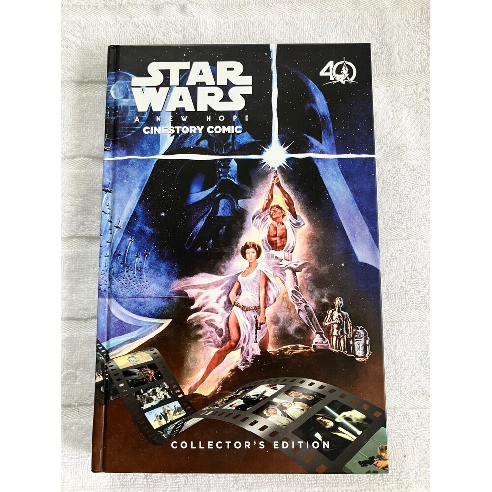 Star Wars A New Hope Cinestory & Han Solo Comic Hardback Book Lot of 2!!
